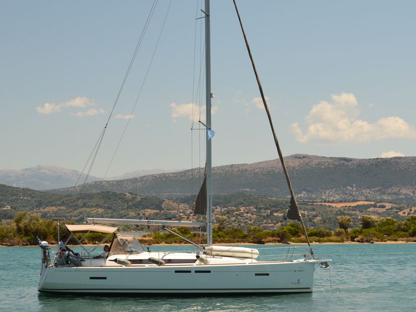 Jeanneau 41 IZZI  Boat location in LEFKAS MARINA, D-marin 