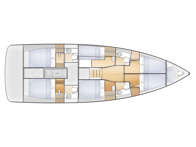 Jeanneau 47 DISCOVERY BLUE