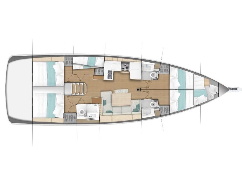 Jeanneau 49 Aqua Fun