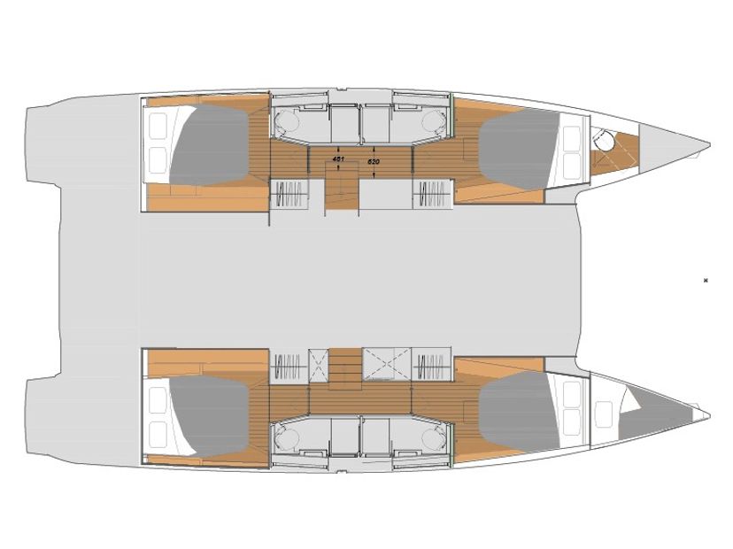 Fountaine Pajot 45 Jasmine | A/C, Gen, Water-maker, 12 pax