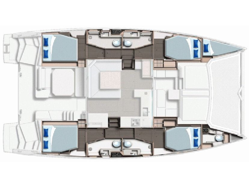 Leopard Catamarans 45 Moorings 4500L/10 Exclusive