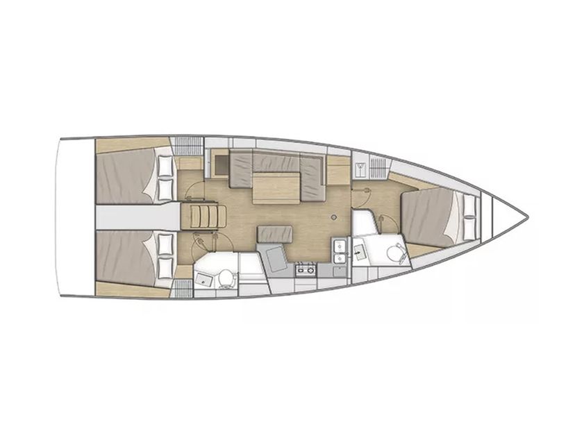 Beneteau 40 Saiph  (Electric Heads, Inverter)