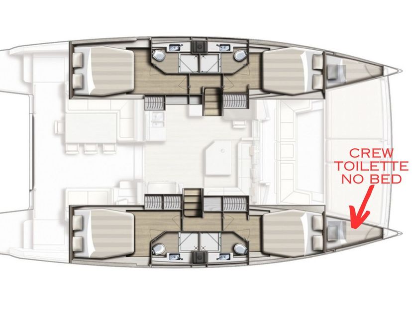 Bali Catamarans 4.3 Fasteam Two (WM - A/C - GENERATOR)