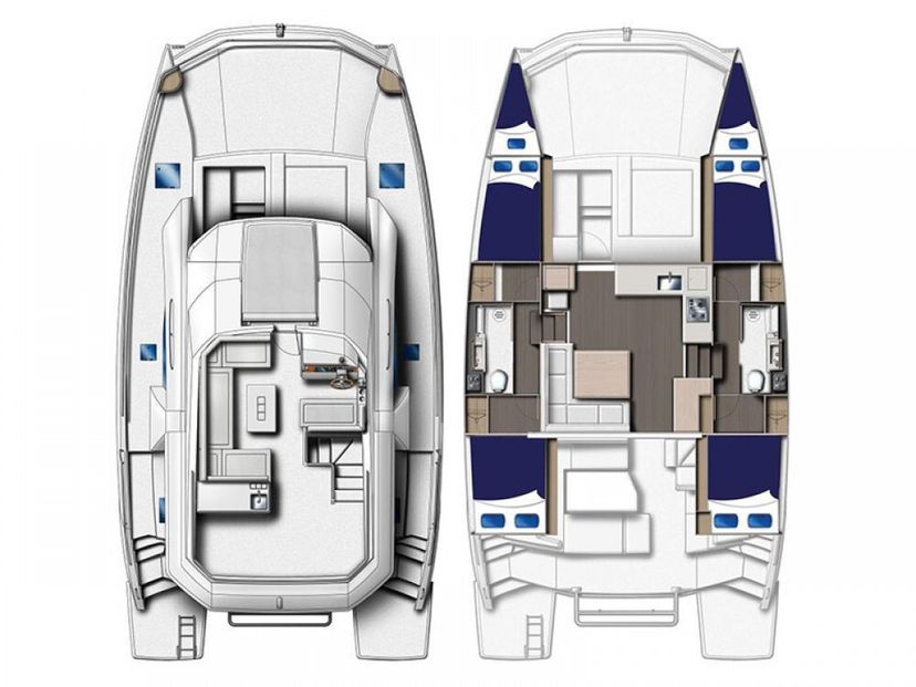 Leopard Catamarans 434 Aquaholic