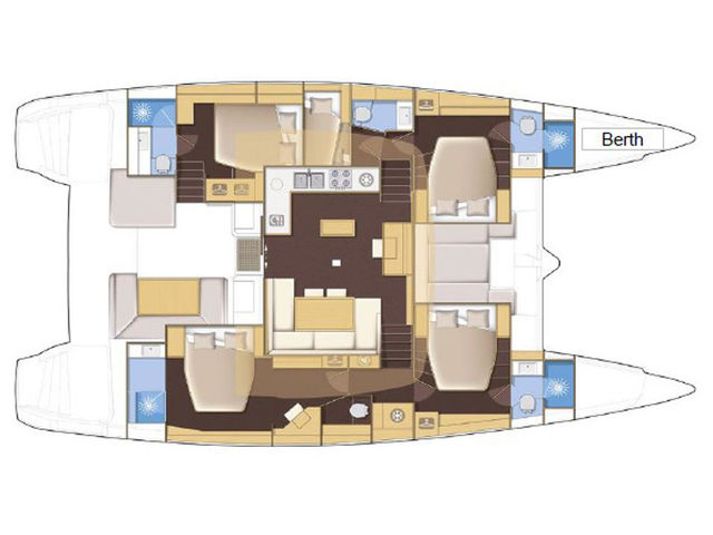 Lagoon 52 Queen of Diamonds (A/C - Generator - Refit 2023)