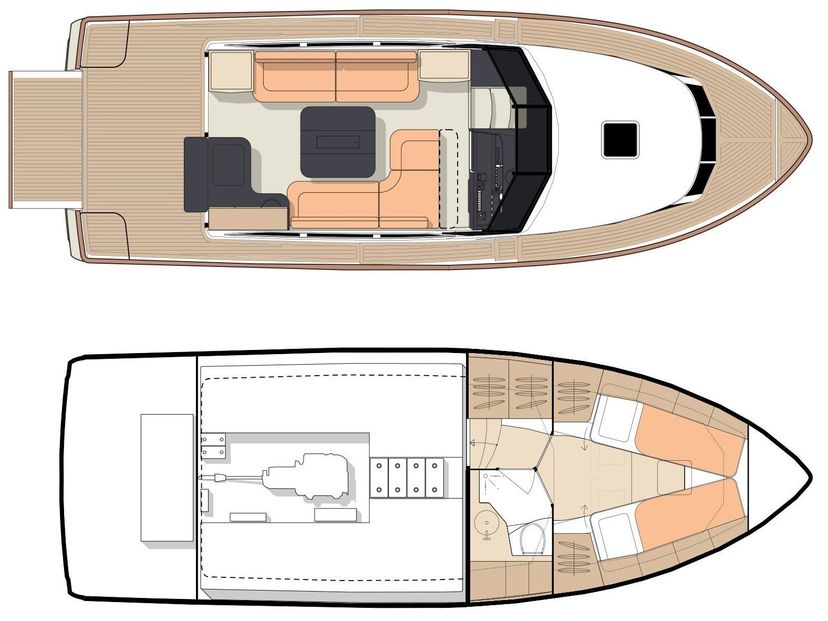 Greenline Boats / Hibrid 33 Mozart