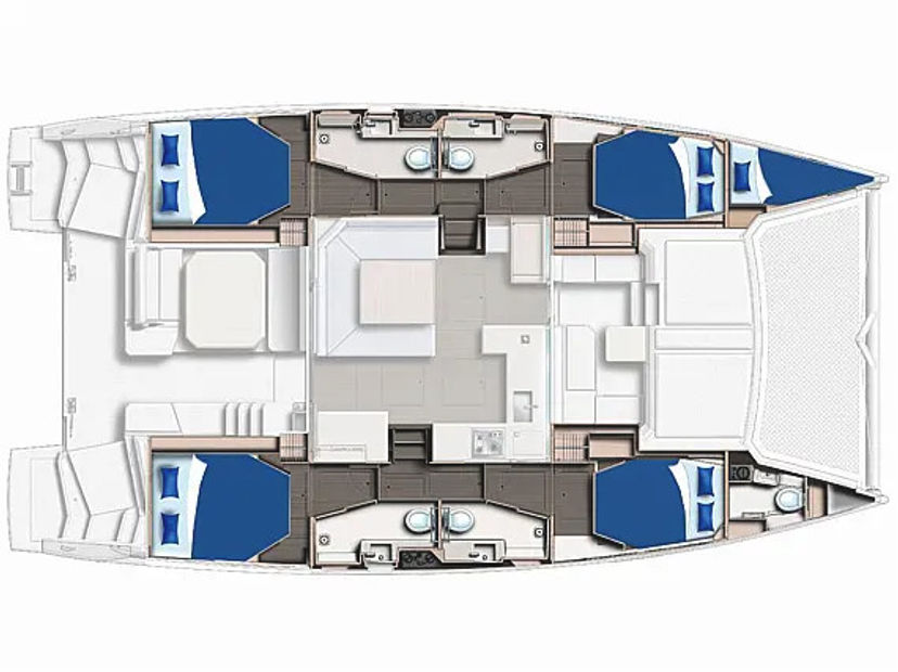 Leopard Catamarans 45 Sunsail 454L Premium