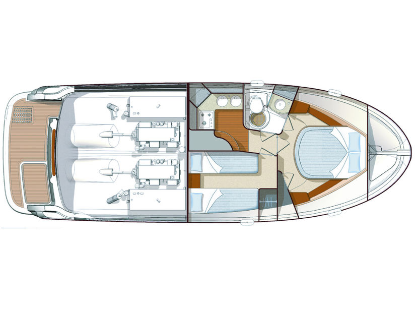 Prestige 36 Silver Fish
