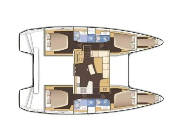 VICTOR (Solar Panels, Electric WC, 12 pax, convertible saloon table, 1 SUP free of charge)