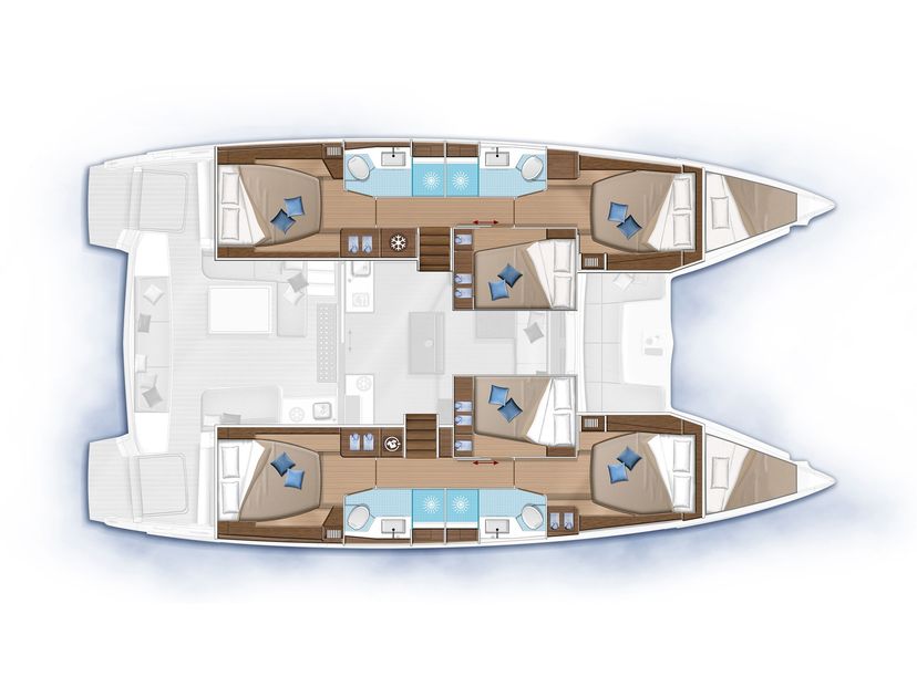 Lagoon 50 Spiros (ONLY SKIPPERED)