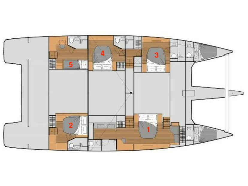 Fountaine Pajot ALEGRIA 67 Mus 3