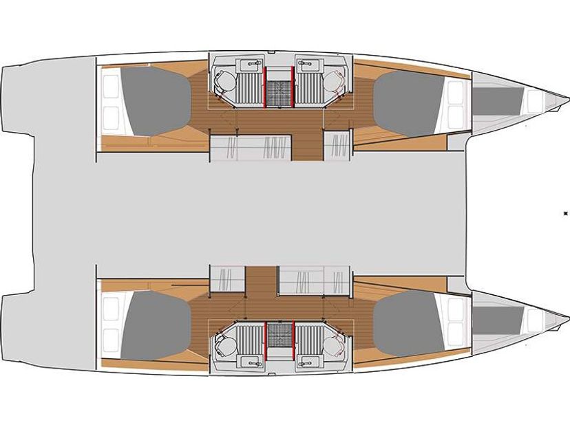 Fountaine Pajot 42 NOU NOU 1 - Skippered - Green Wave