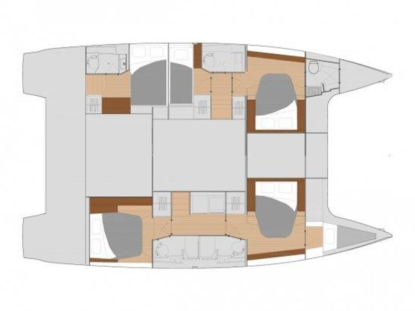 Fountaine Pajot 47 Red Rose - Skippered