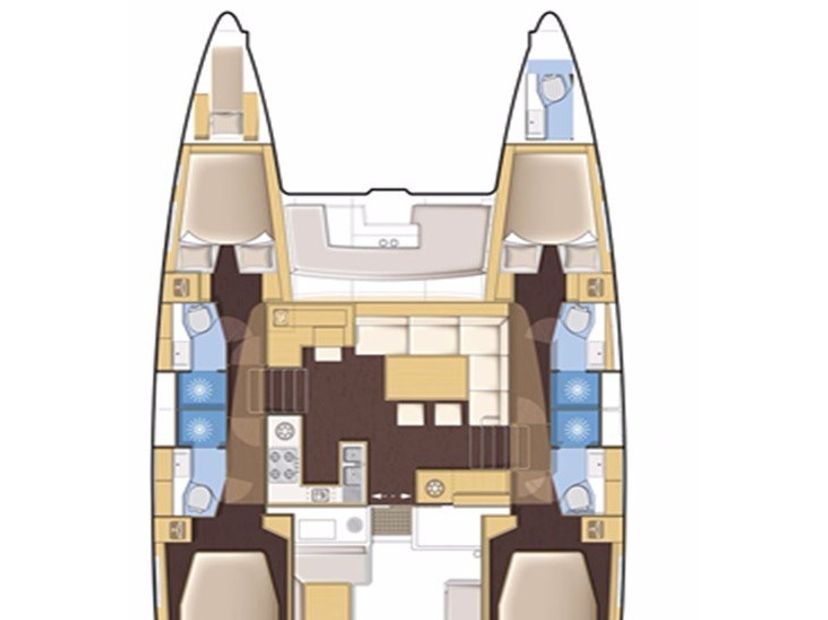 Lagoon 45 Amare I - Green Wave