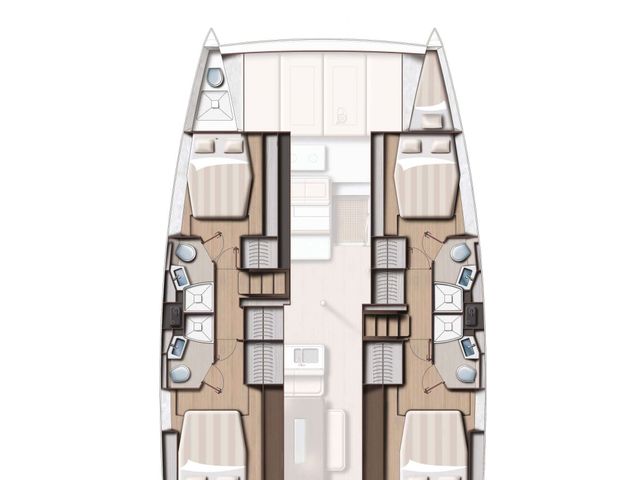 Bali Catamarans 4.6 Moderna- A/C, Generator, WM, Solar Panel, BBQ