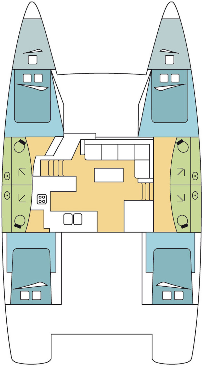 Fountaine Pajot 44 T'AS RAISON 