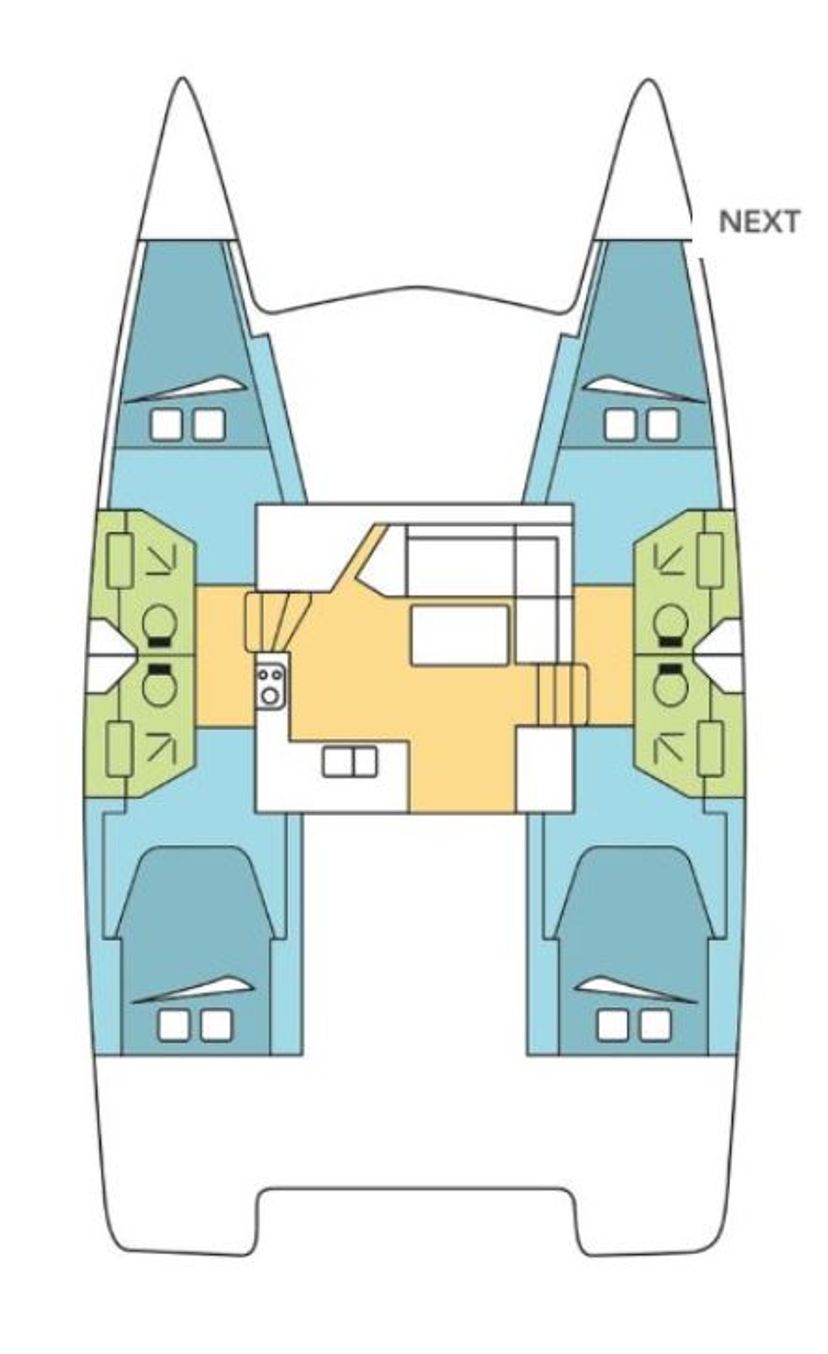 Fountaine Pajot 40 HARFANG 