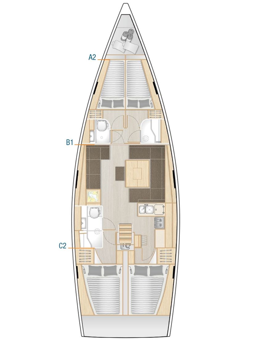 Hanse Yachts 45 Melusine