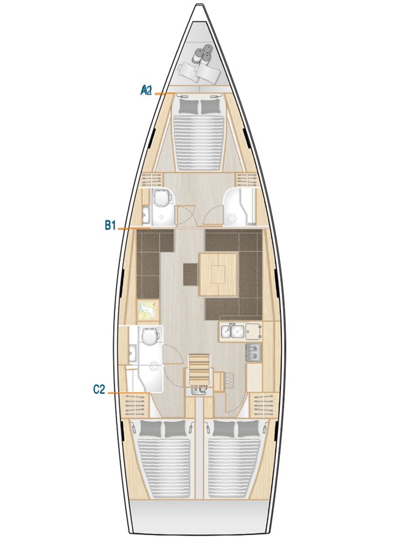 Hanse Yachts 45 Meraki of London