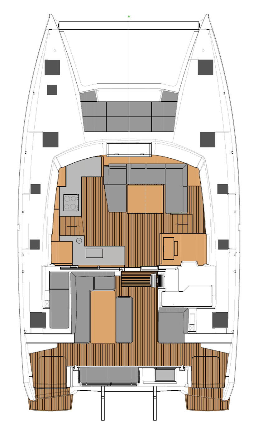 Fountaine Pajot 45 Lazuli