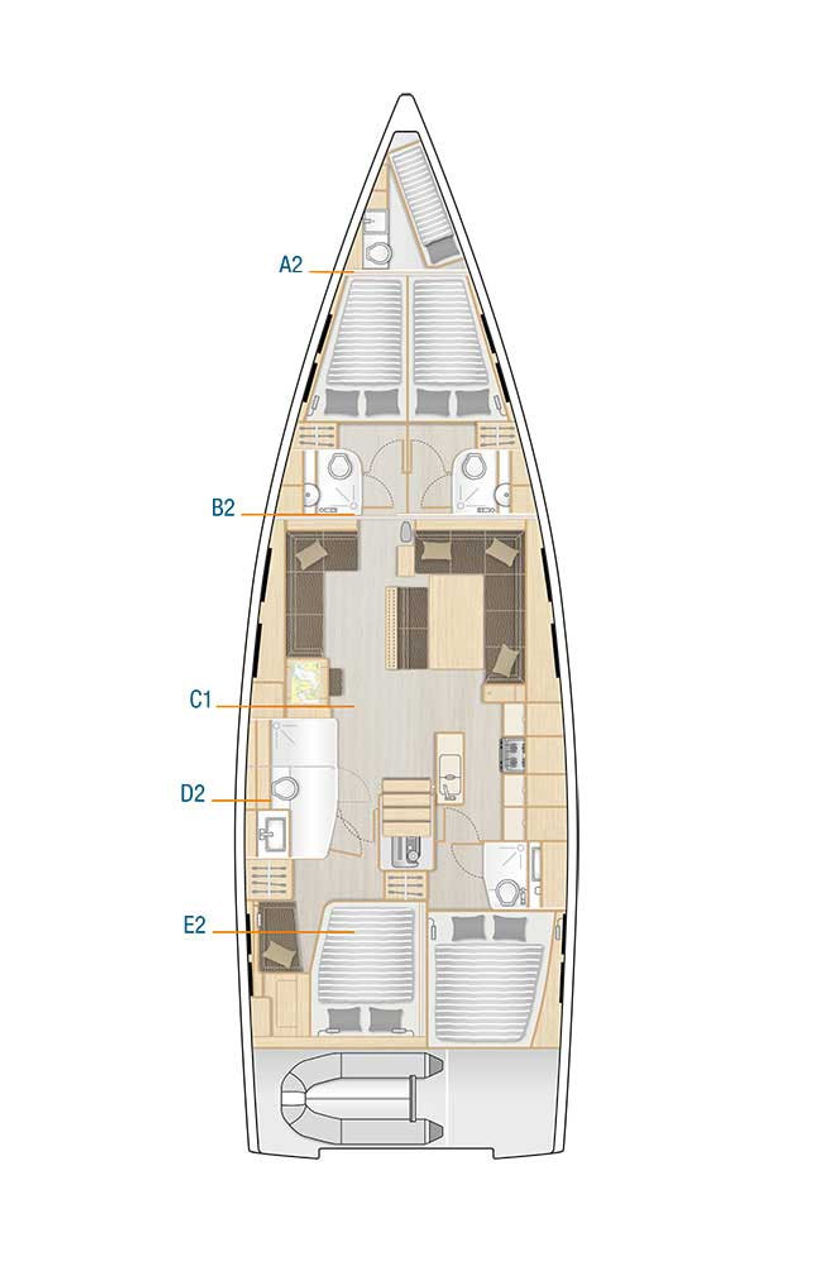 Hanse Yachts 54 Mila Felice