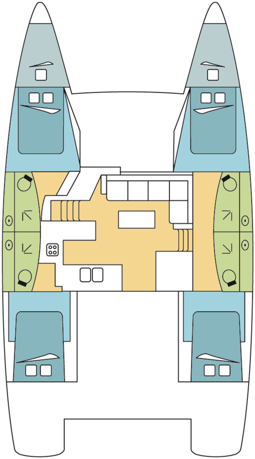 Fountaine Pajot 45 Night Breeze