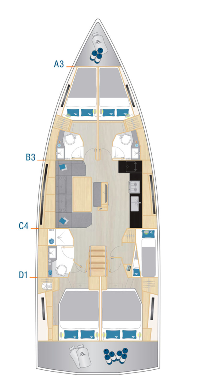 Hanse Yachts 46 Yassica