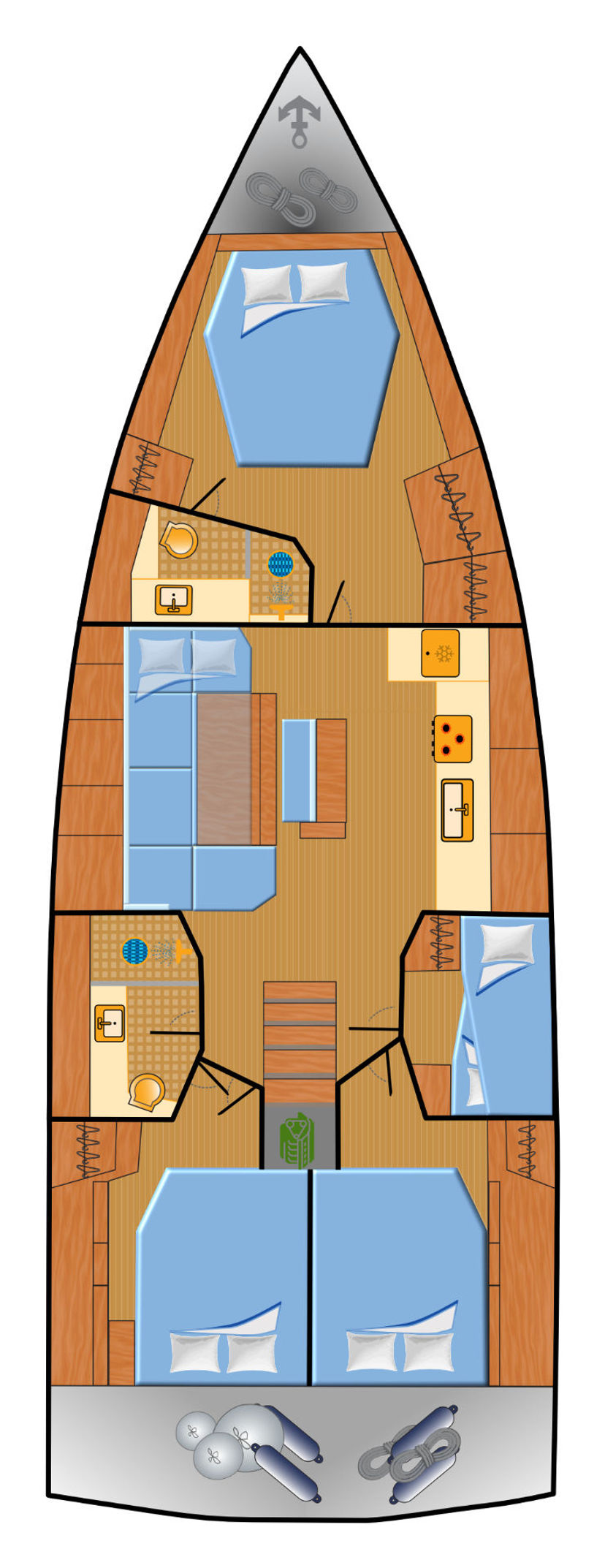 Hanse Yachts 46 freebe