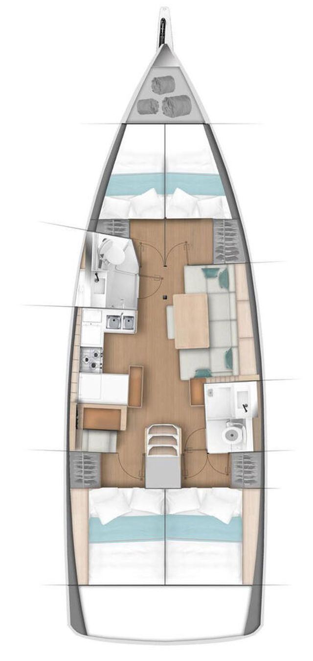 Jeanneau 40 Holiday Kiss