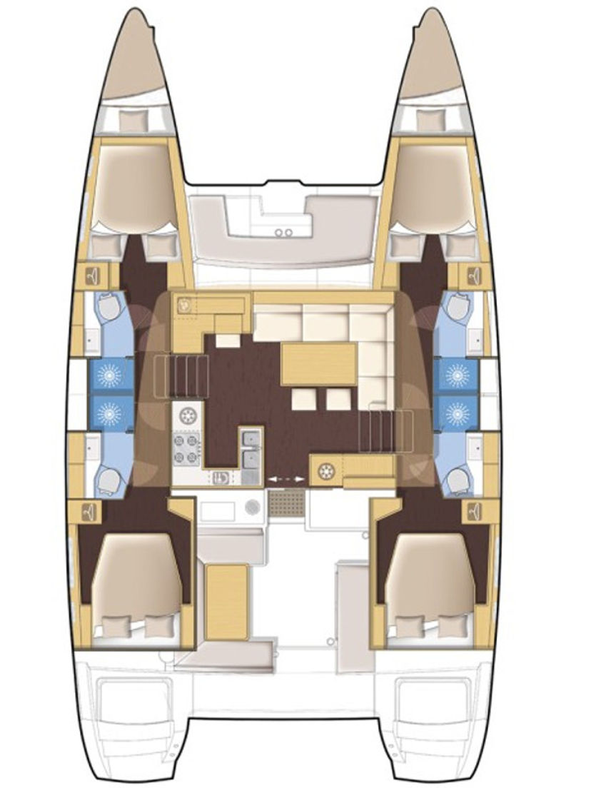 Fountaine Pajot 44 Knot On Call