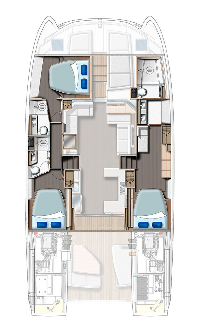 Leopard Catamarans 53 Akula