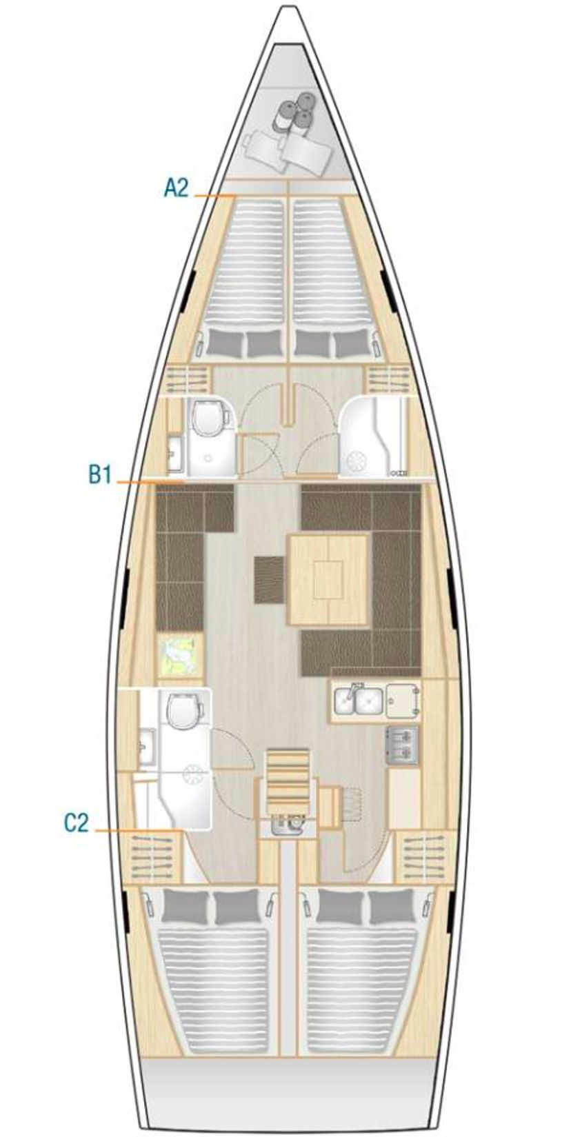 Hanse Yachts 45 Deep Sea