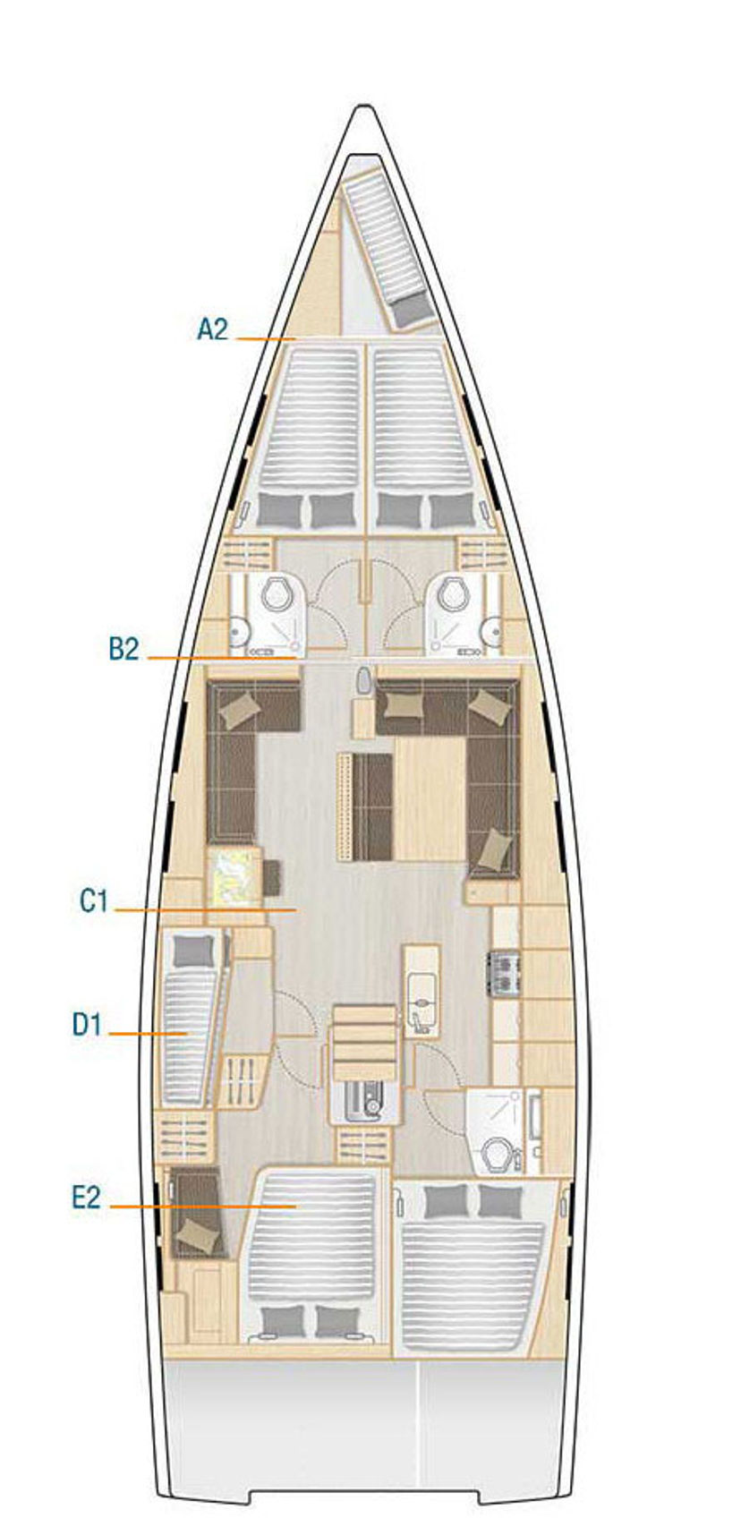 Hanse Yachts 54 Playa