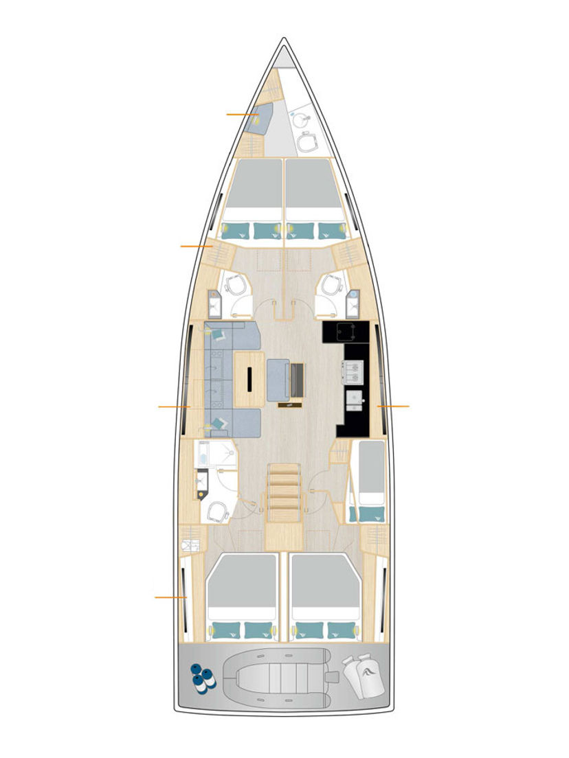 Hanse Yachts 510 Vivid
