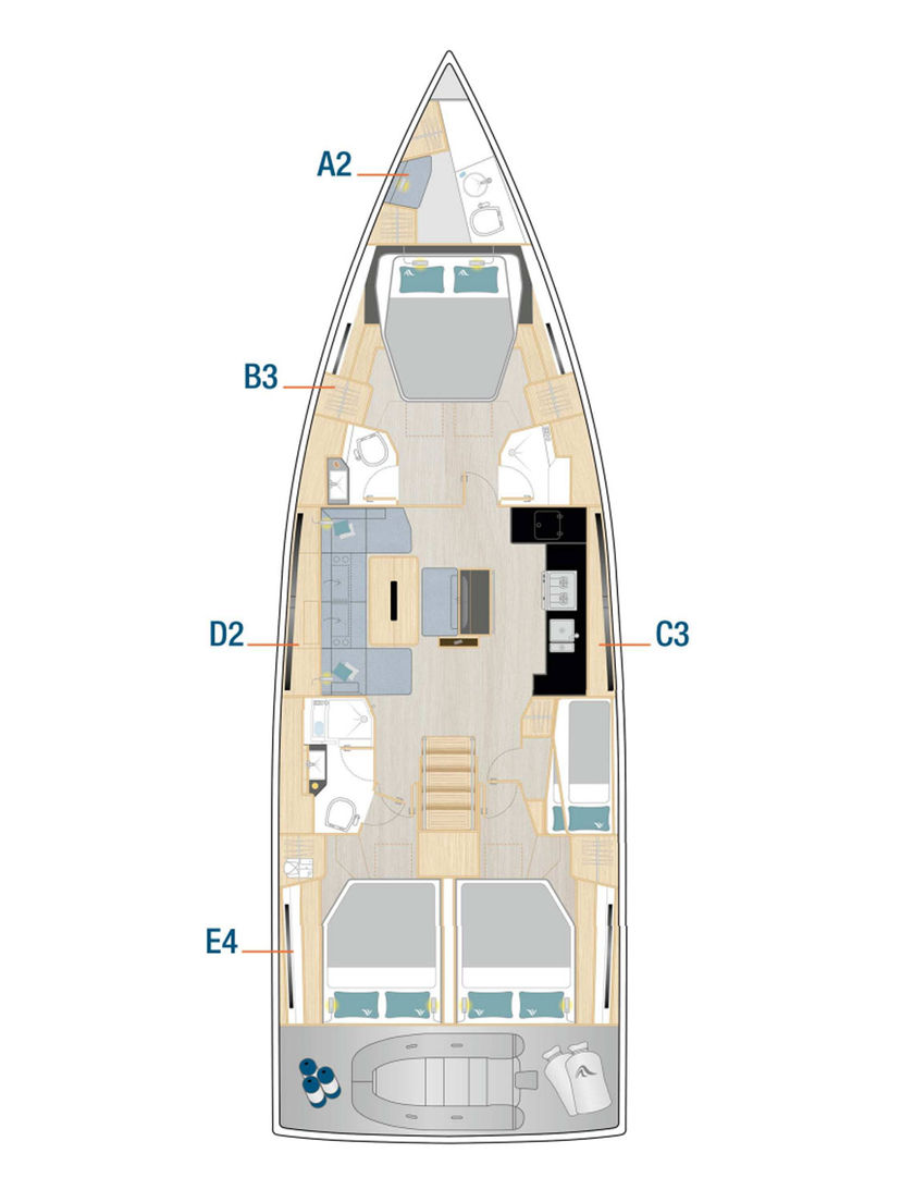 Hanse Yachts 510 Tropea - OW