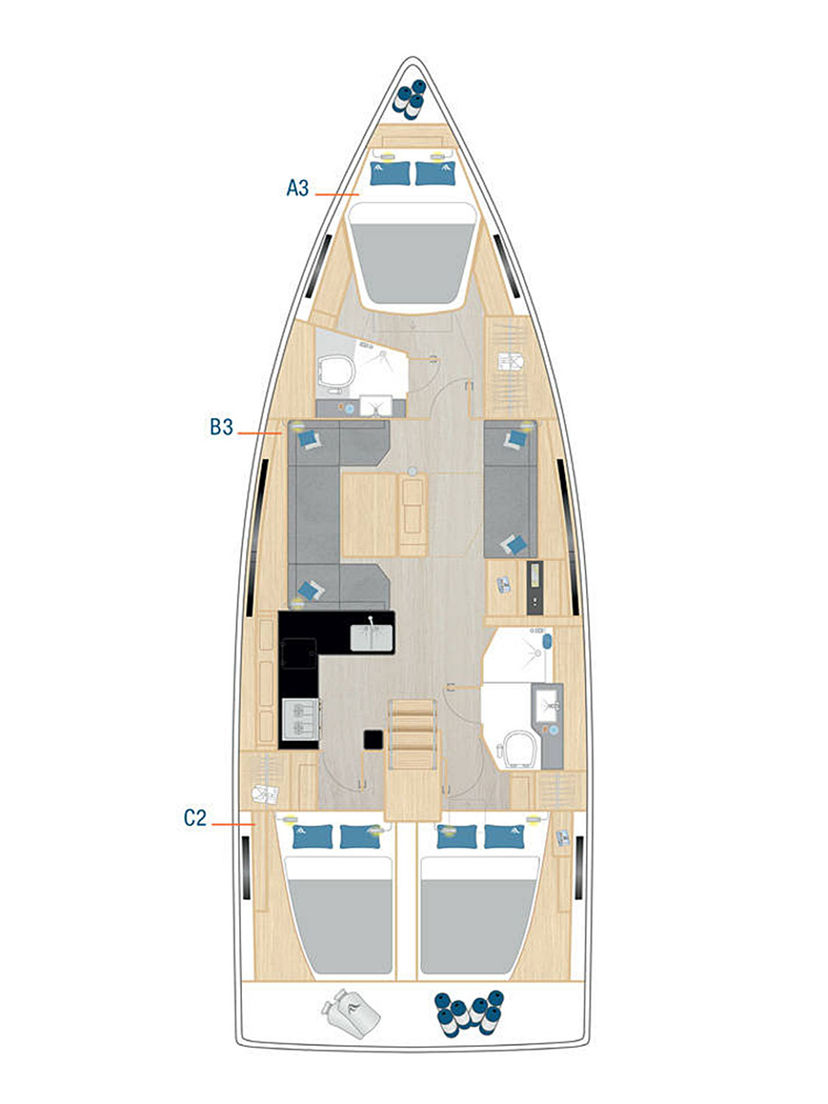 Hanse Yachts 410 Demirs