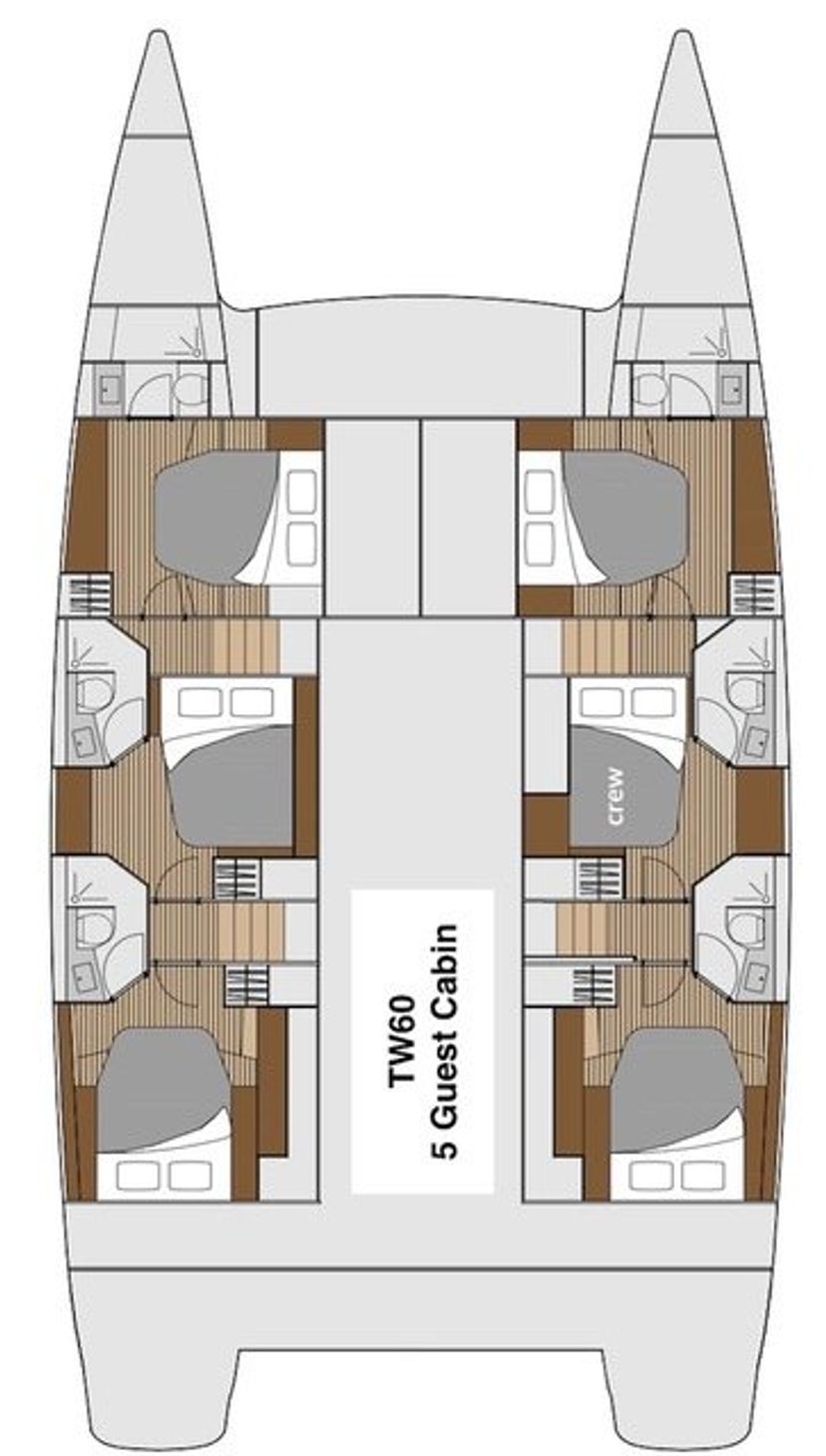 Fountaine Pajot SAMANA 59 Perpetual Blue