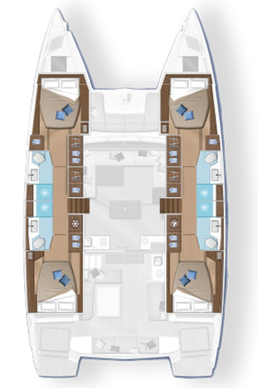 Lagoon 50 Sail La Vie