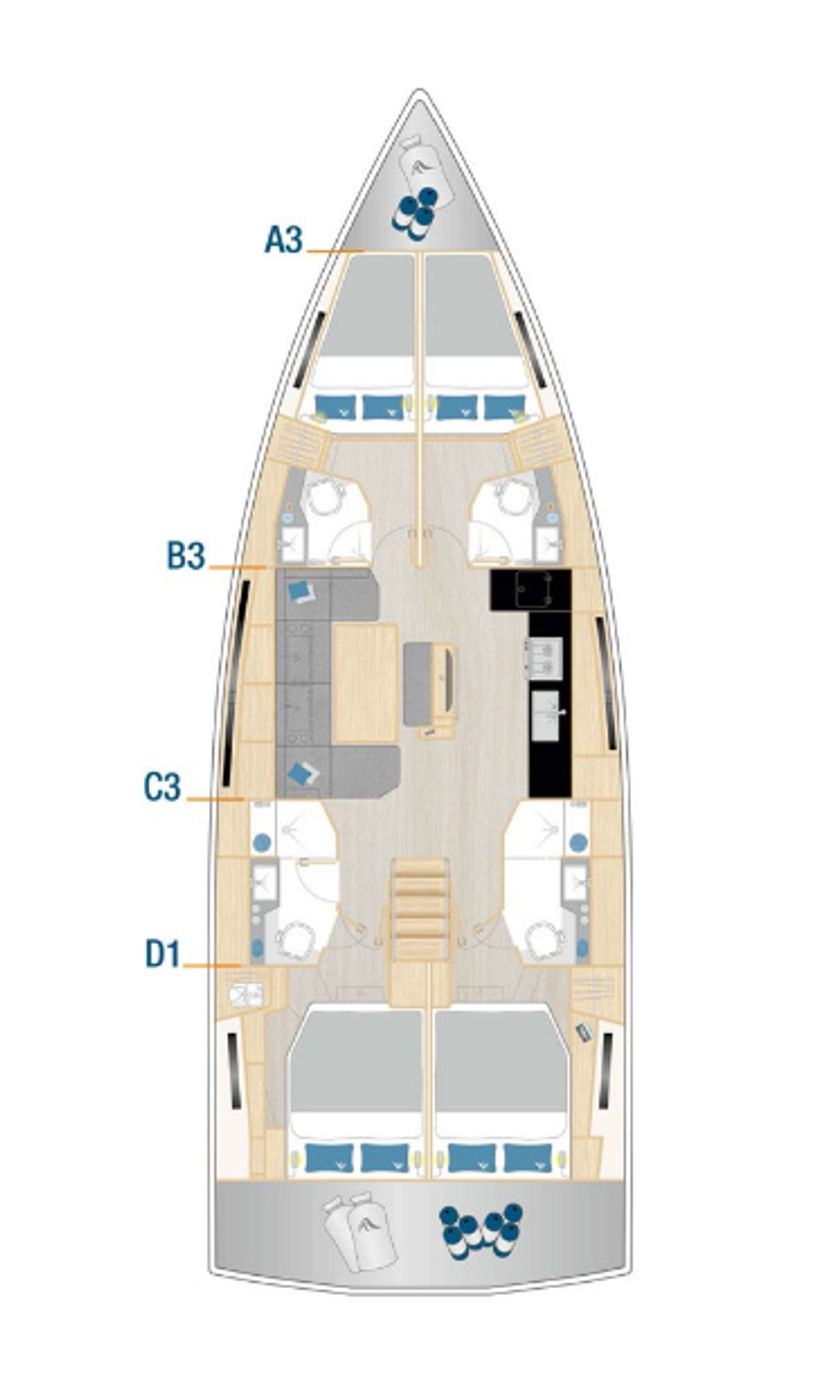 Hanse Yachts 46 Vingilot - OW