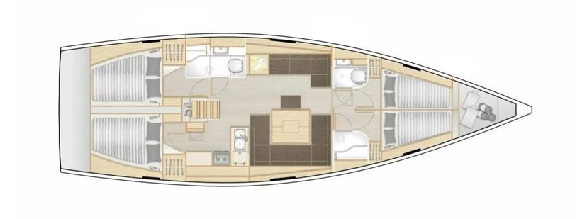 Hanse Yachts 45 Kiveli