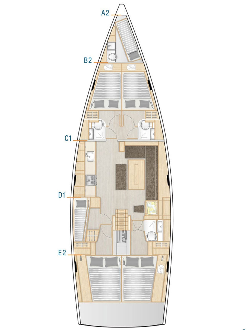 Hanse Yachts 50 Golden Box