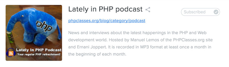 Lately in PHP podcast