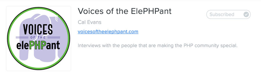 Voices of the ElePHPant