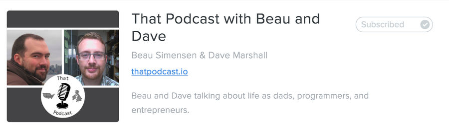 That Podcast with Beau and Dave