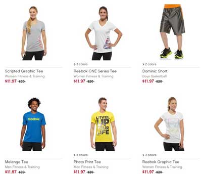 Reebok Outlet Discount - Save 50% | Work Money Fun