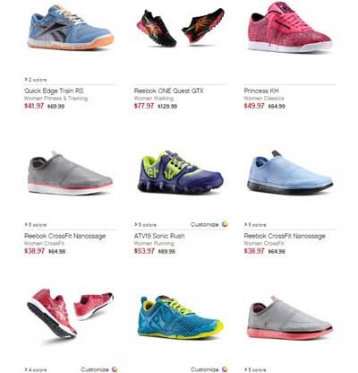 Reebok Outlet Discount - Save 50% | Work Money Fun