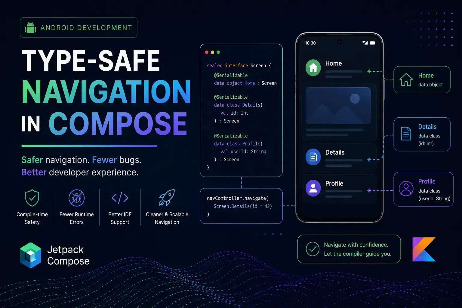 Type-safe navigation in Compose — the right way to migrate