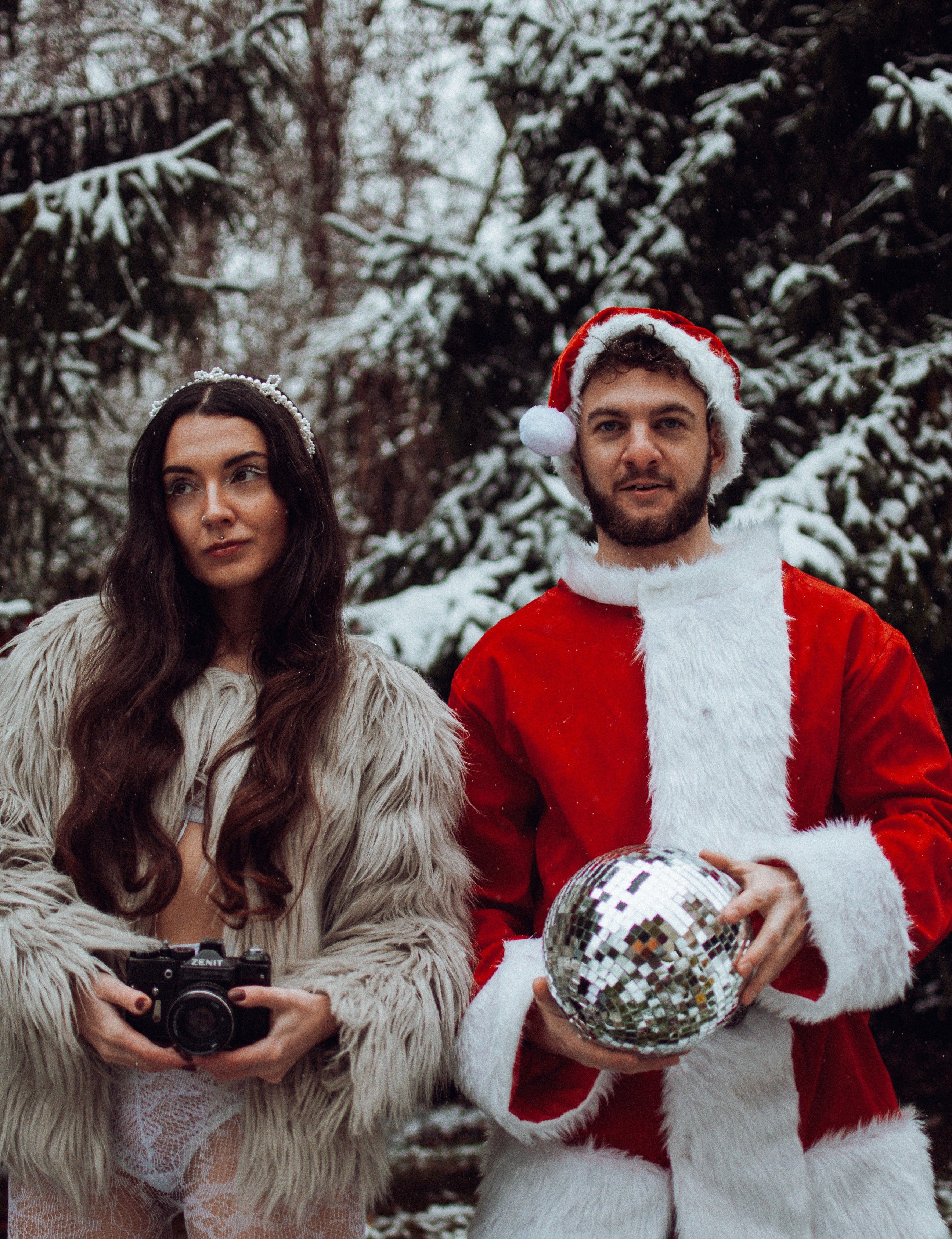 Banner, ludki świąteczne.