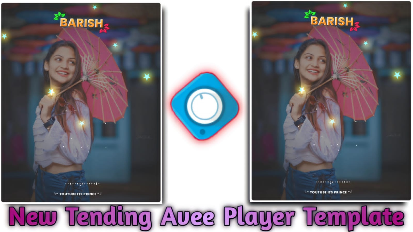 Awesome Barish Effect Full Screen Whatsapp Status Avee Player Template Download