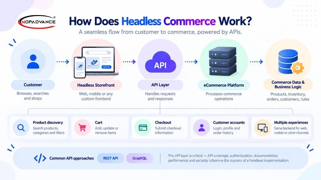 Graphql Explained Headless eCommerce Platforms and Architecture Guide | NopAdvance ...